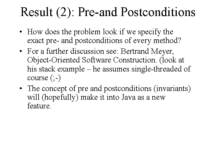 start of talk