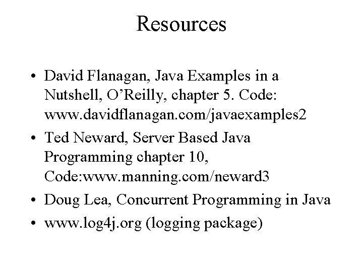 start of talk