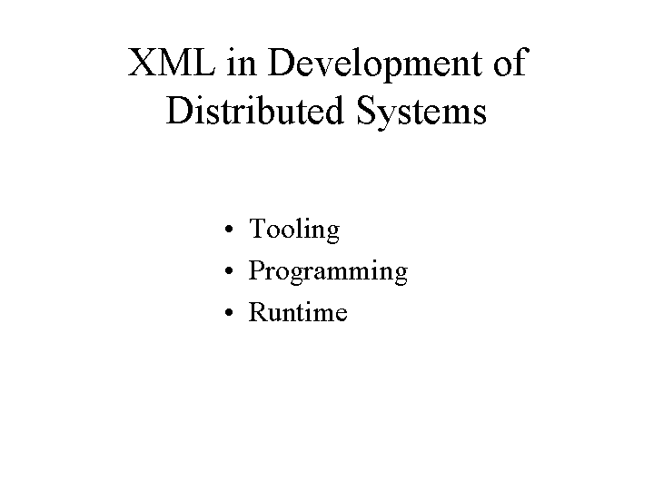 start of talk