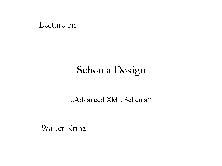 start of talk