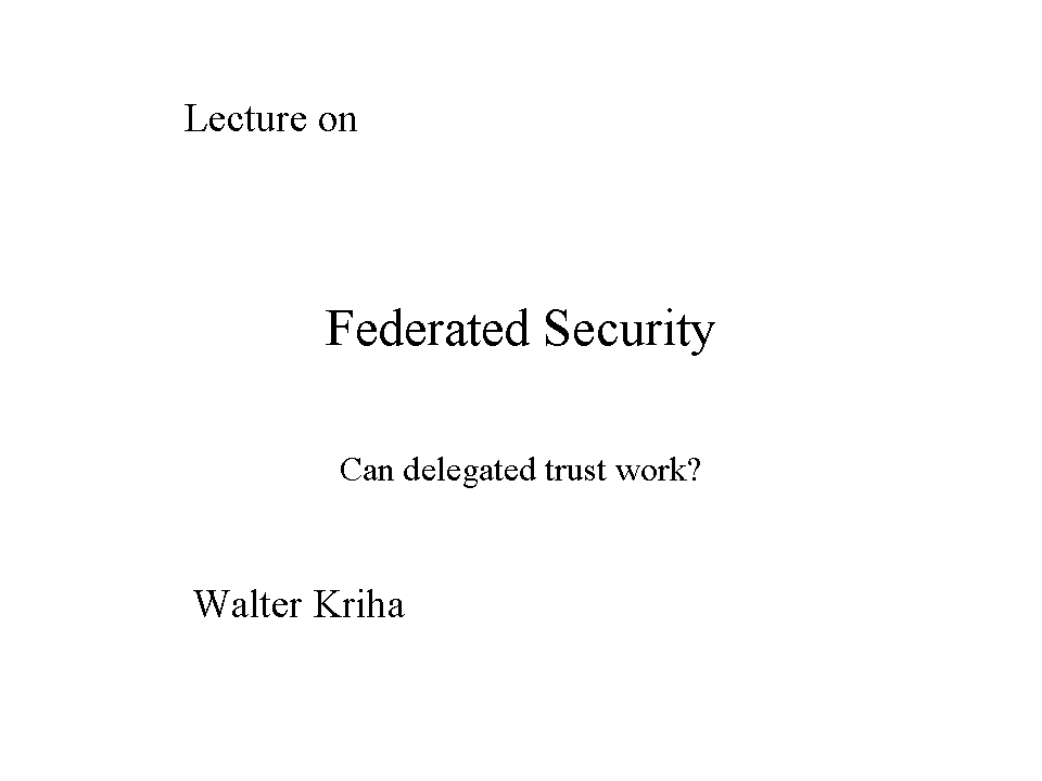 start of talk