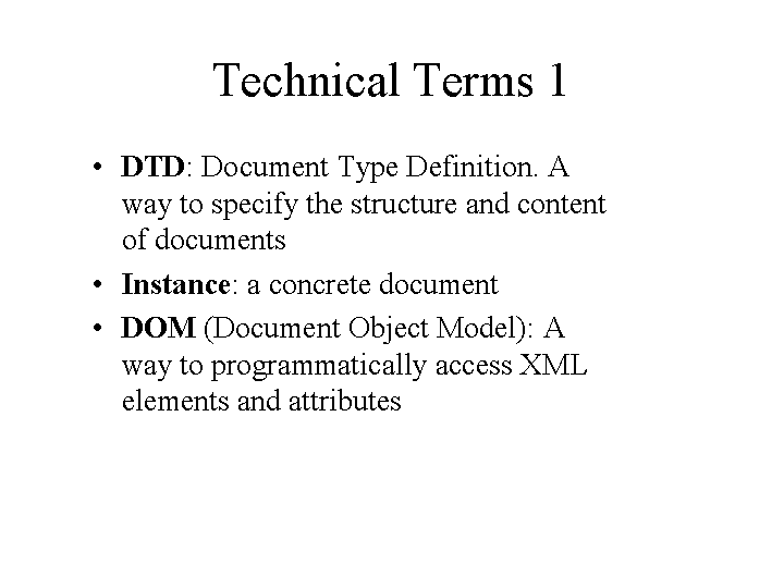 start of talk